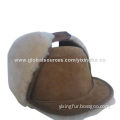 Wholesale thicken sheepskin children's winter hat with long wool, earflap, outdoor sport use, OEM